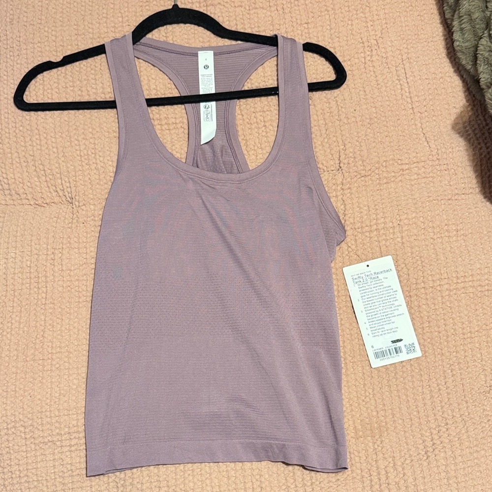 Lavender Racerback Tank Top